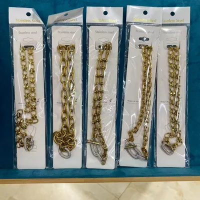 Hot Sale Cuban Link Stainless Steel Jewelry Set
