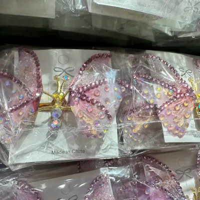 Butterfly Crystal Hair Clip