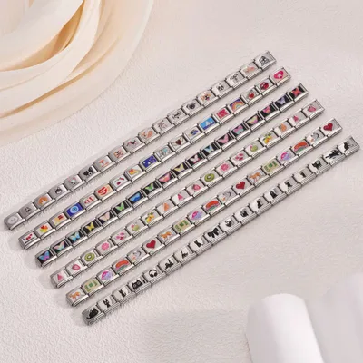 Italian Charm DIY Stretch Bracelet