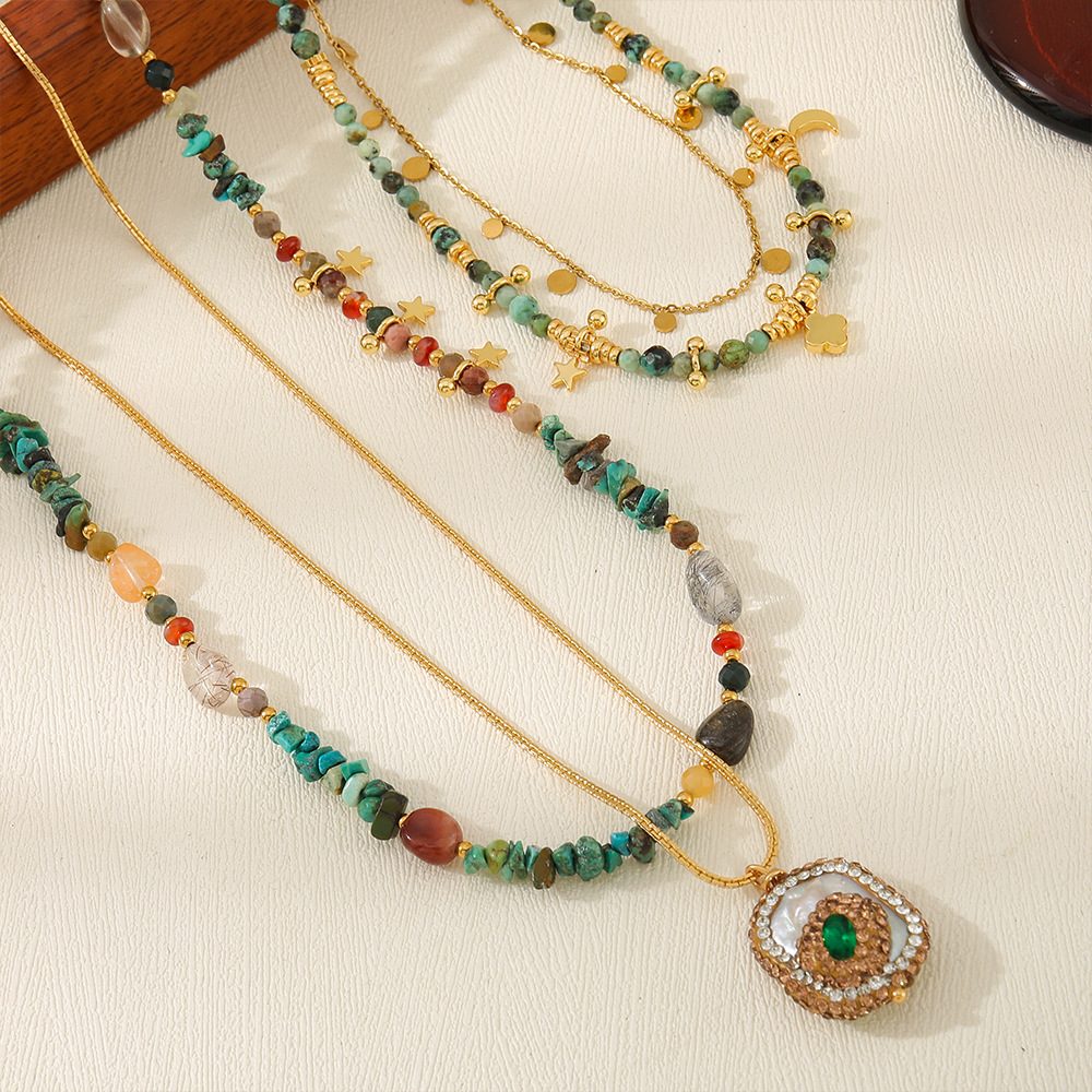 Necklace-Natural Stone