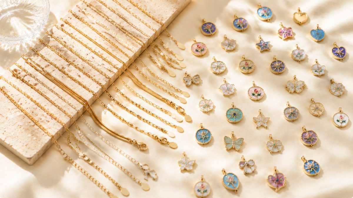 DIY Necklace Charms, Freely Matched & Customizable
