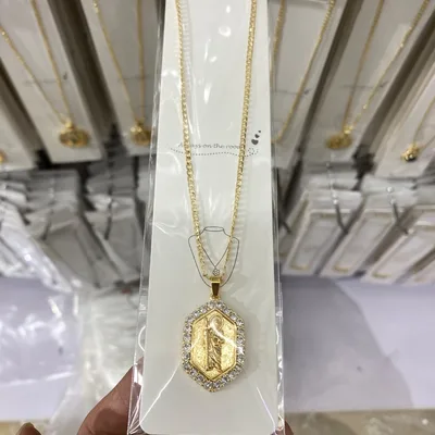 zircon DIY Charms necklace