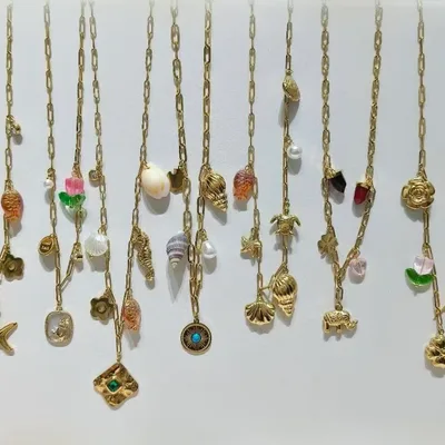 Ocean Inspired Boho Pendant Necklaces