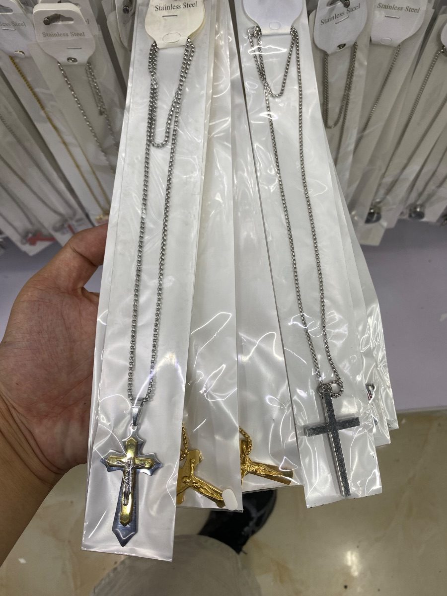 mix cross necklace
