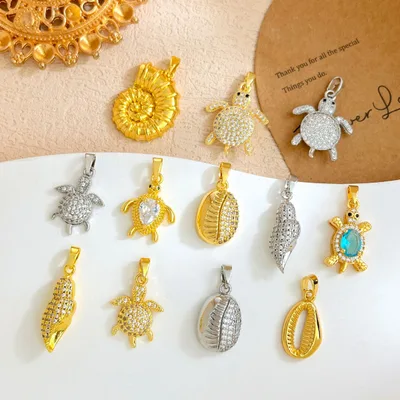 Turtle Ocean diy Pendant