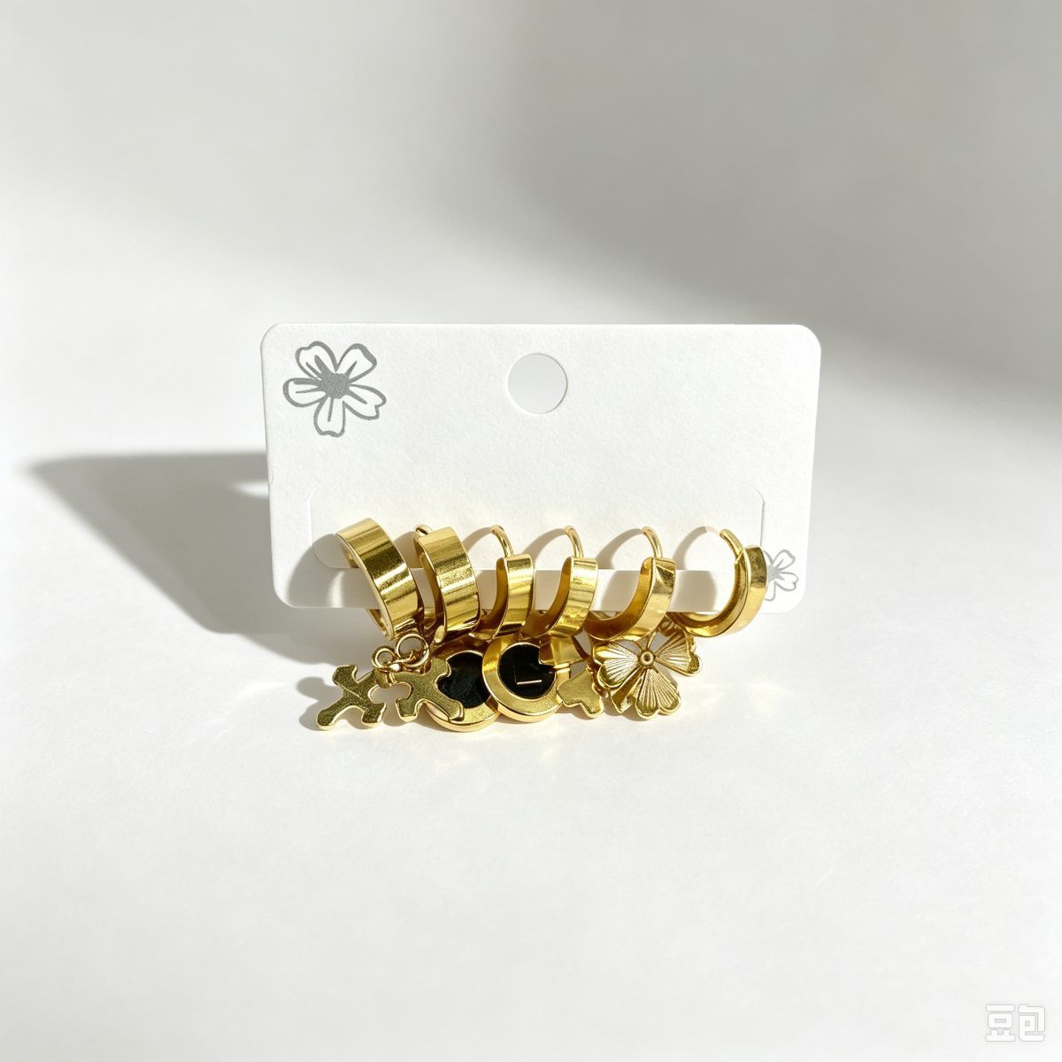 3pairs earrings set mix