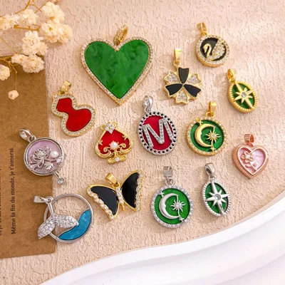 Heart & Butterfly DIY Pendants